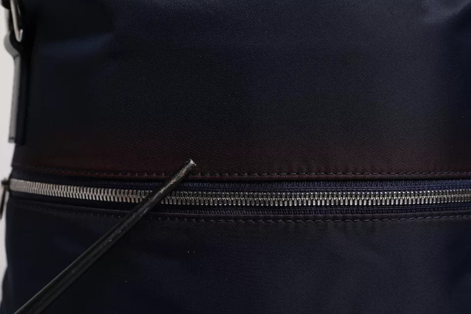 D&G Sac à langer fourre-tout en nylon bleu foncé pour bébé