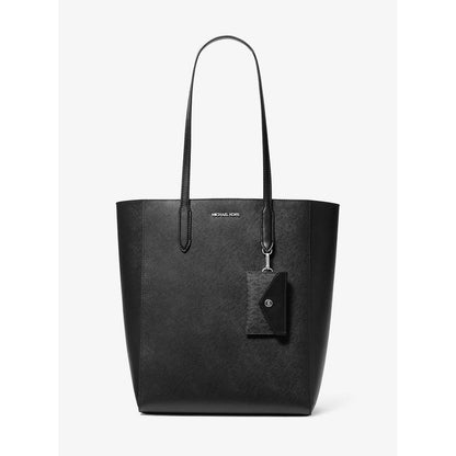 Black Leather Tote Bag