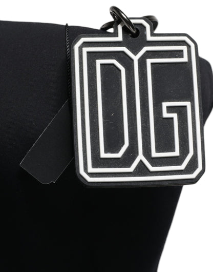 D&G Sac fourre-tout en toile noire avec logo DG pour femme