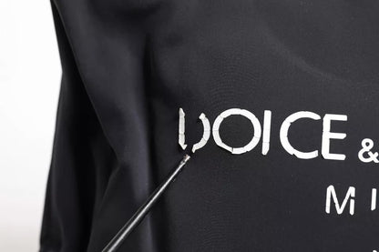 D&G Sac fourre-tout en toile noire avec logo DG pour femme