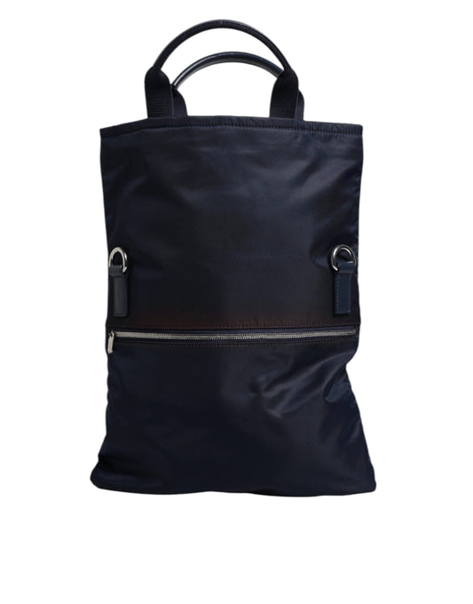 D&G Sac à langer fourre-tout en nylon bleu foncé pour bébé
