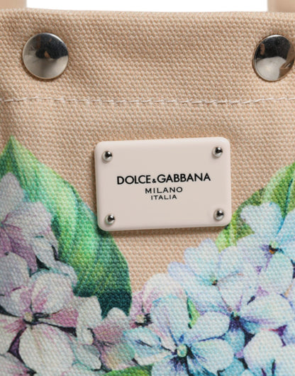 D&G Sac fourre-tout à poignée supérieure TANIA en toile florale multicolore