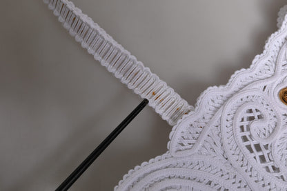 D&G Sac cabas Beatrice en dentelle Cordonetto blanche